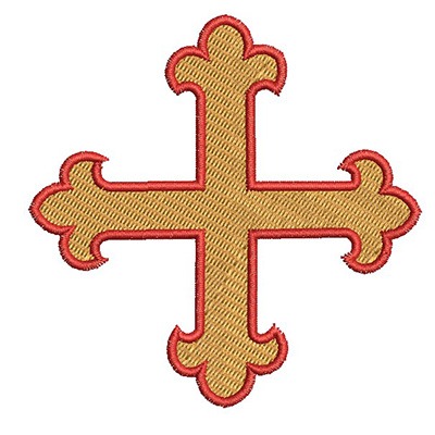 Matriz de matriz Matriz De Bordado Cruz Trevolada